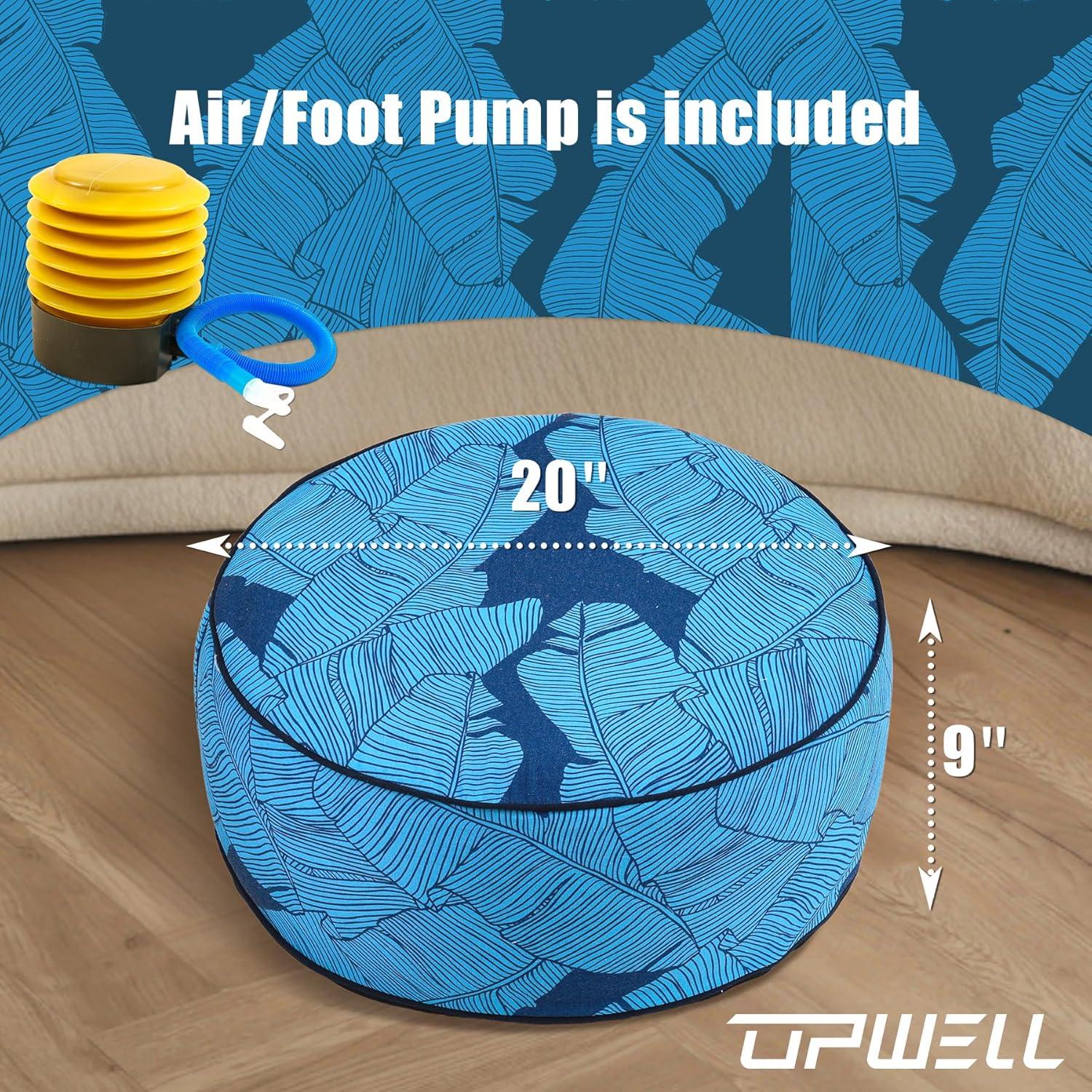 Puff Inflable UPWELL Impermeable para Exterior 20x50.8cm