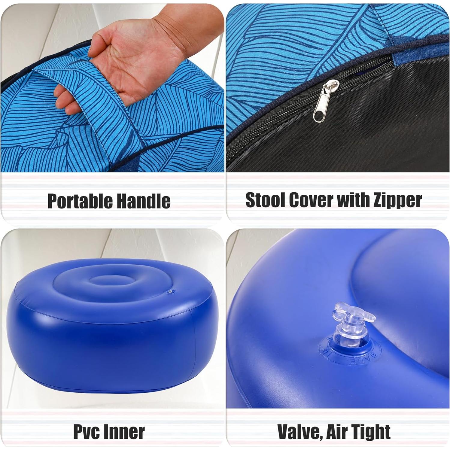 Puff Inflable UPWELL Impermeable para Exterior 20x50.8cm