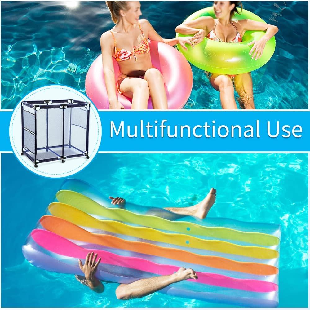 Carro de Almacenamiento para Piscina Cosaving 94x64x91cm Azul