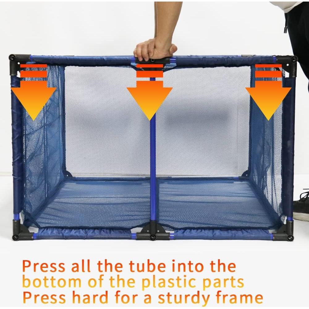 Carro de Almacenamiento para Piscina Cosaving 94x64x91cm Azul