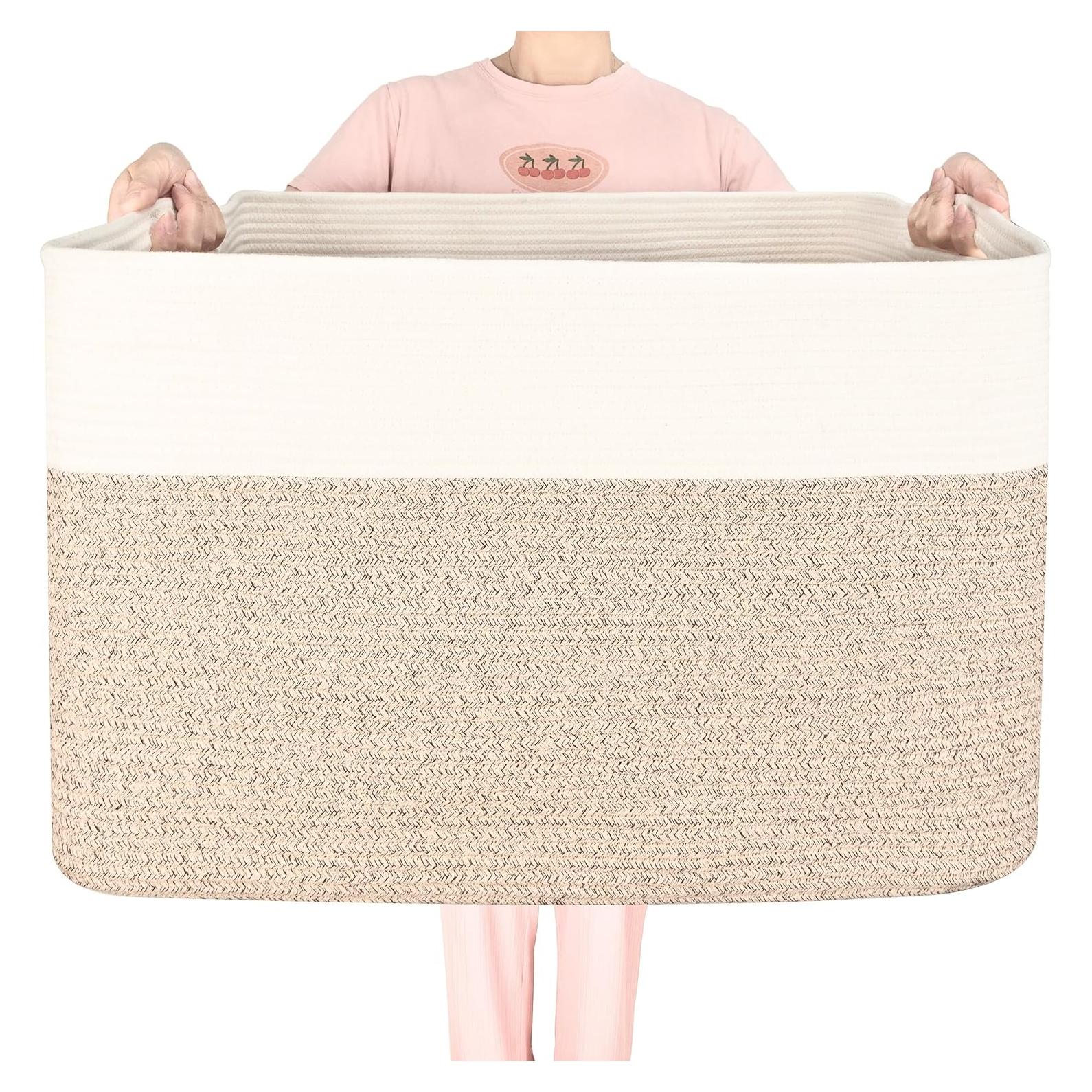 Cesta de Almacenamiento MINTWOOD 112L Tejida 63.5x43.2x40.6cm