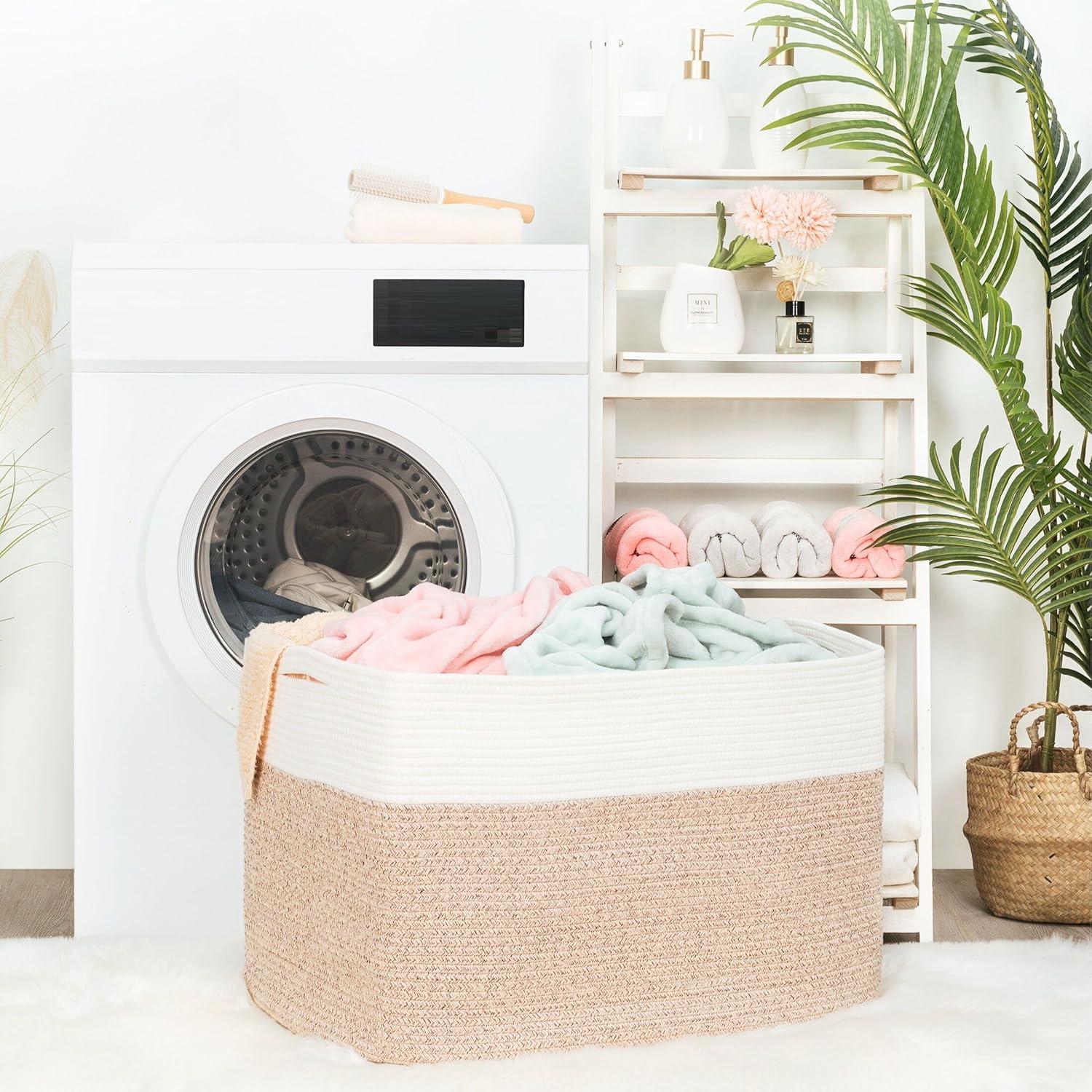 Cesta de Almacenamiento MINTWOOD 112L Tejida 63.5x43.2x40.6cm