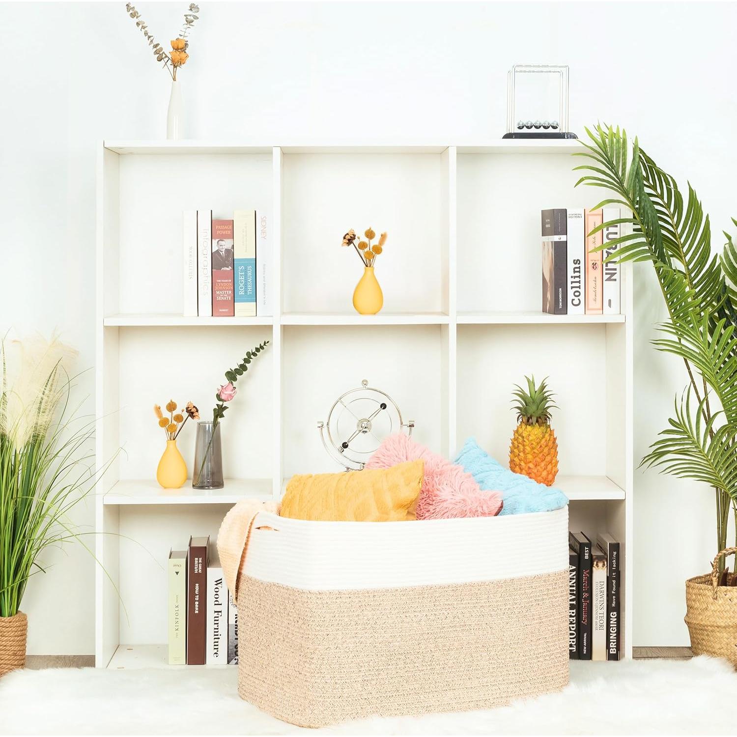 Cesta de Almacenamiento MINTWOOD 112L Tejida 63.5x43.2x40.6cm