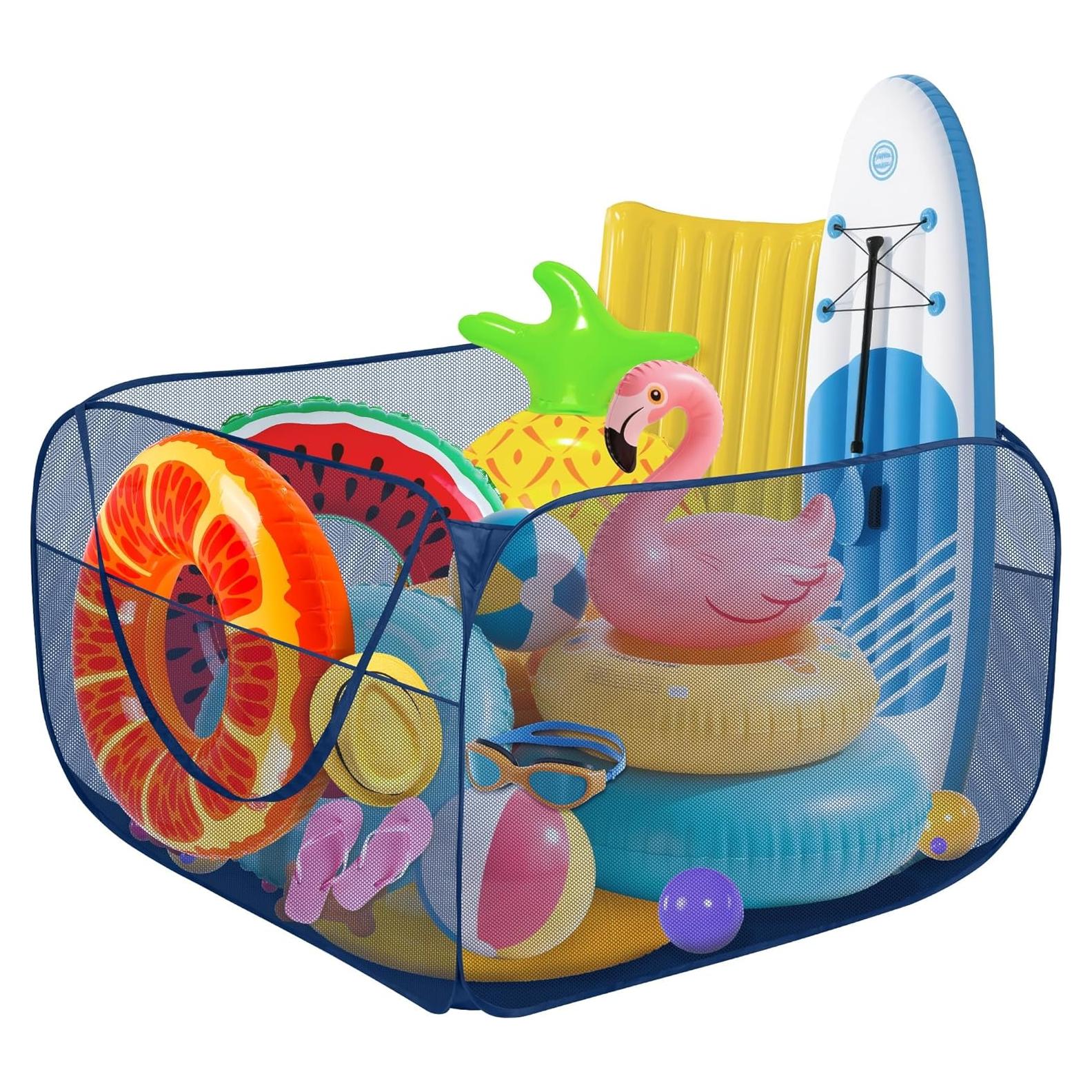 Contenedor de Almacenamiento Hahood para Juguetes de Piscina 119 cm