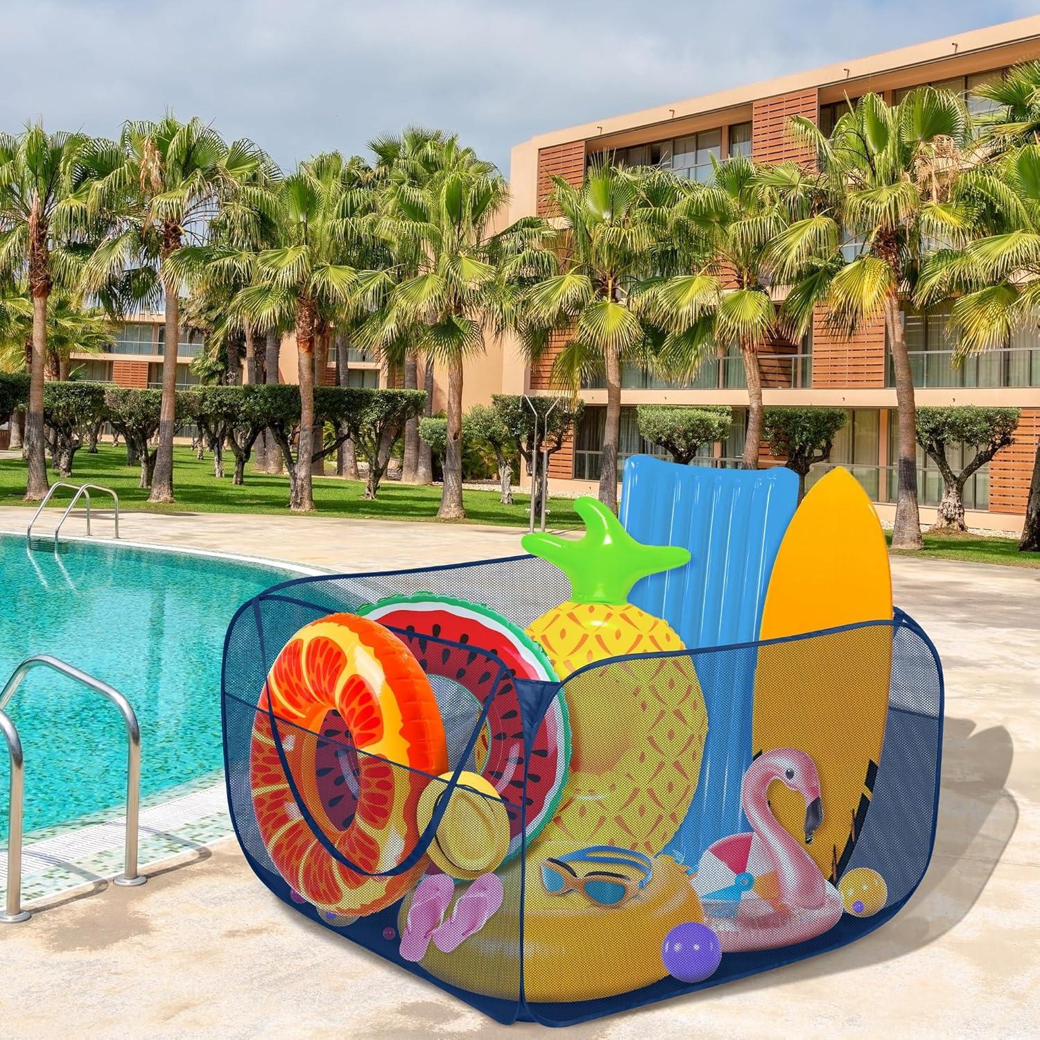 Contenedor de Almacenamiento Hahood para Juguetes de Piscina 119 cm