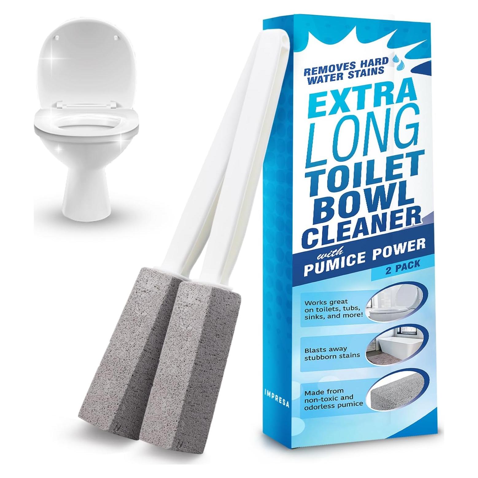 IMPRESA Limpiador de Inodoro de Piedra Pómez - 2 Unidades