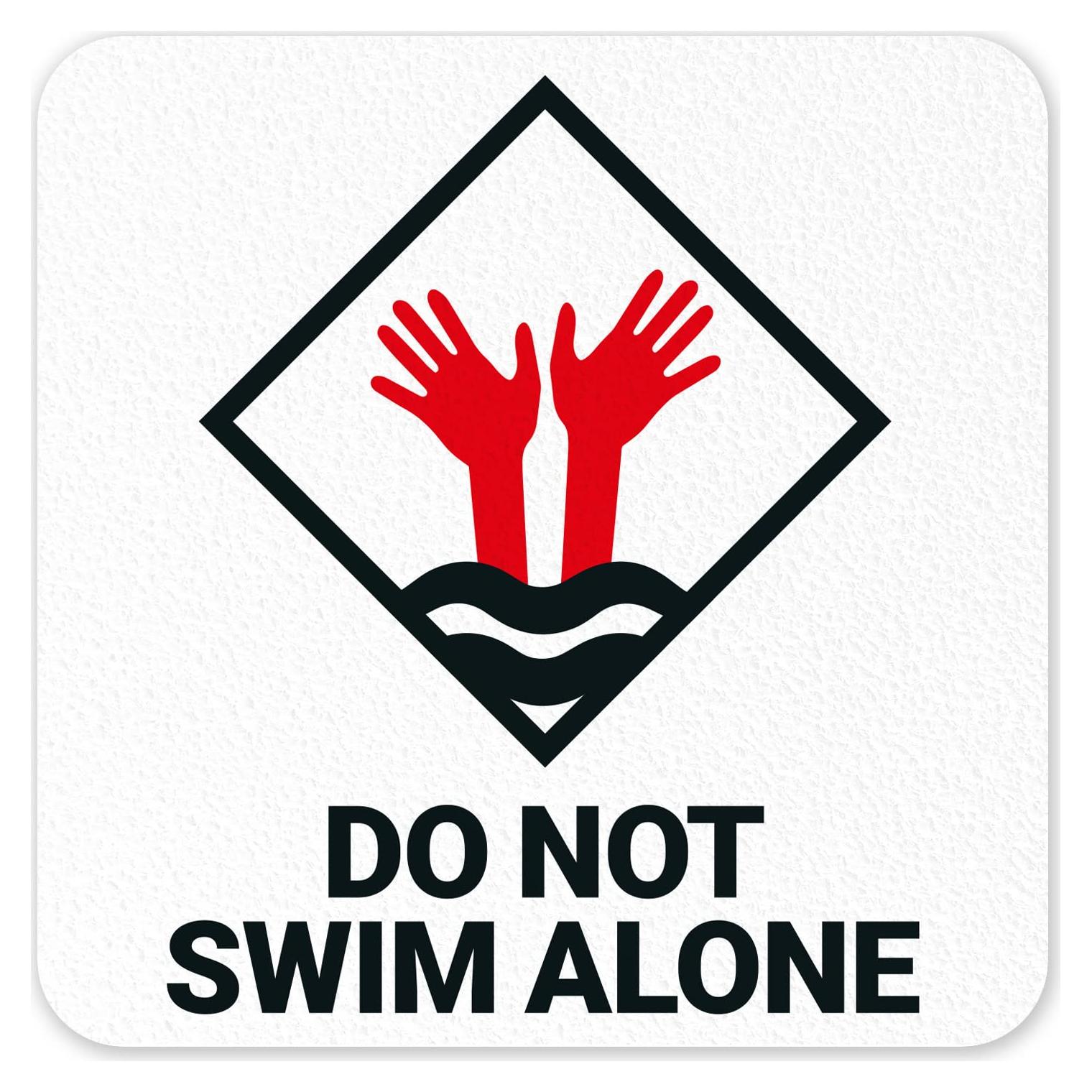 Marcador de Profundidad para Piscina Sigo Signs 15x15 cm Antideslizante