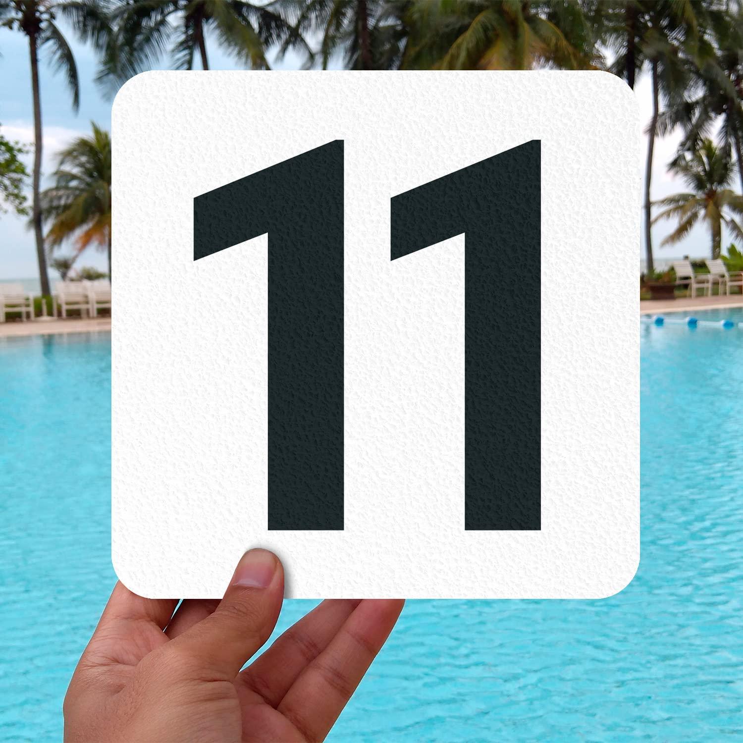 Marcador de Profundidad para Piscina Sigo Signs 15.24x15.24 cm