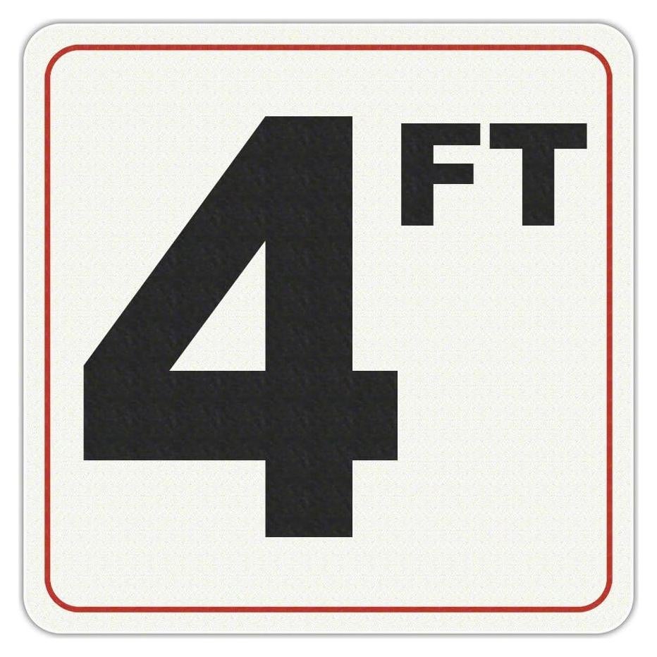 Marcador de Profundidad Adhesivo 3M 20x20 cm Antideslizante