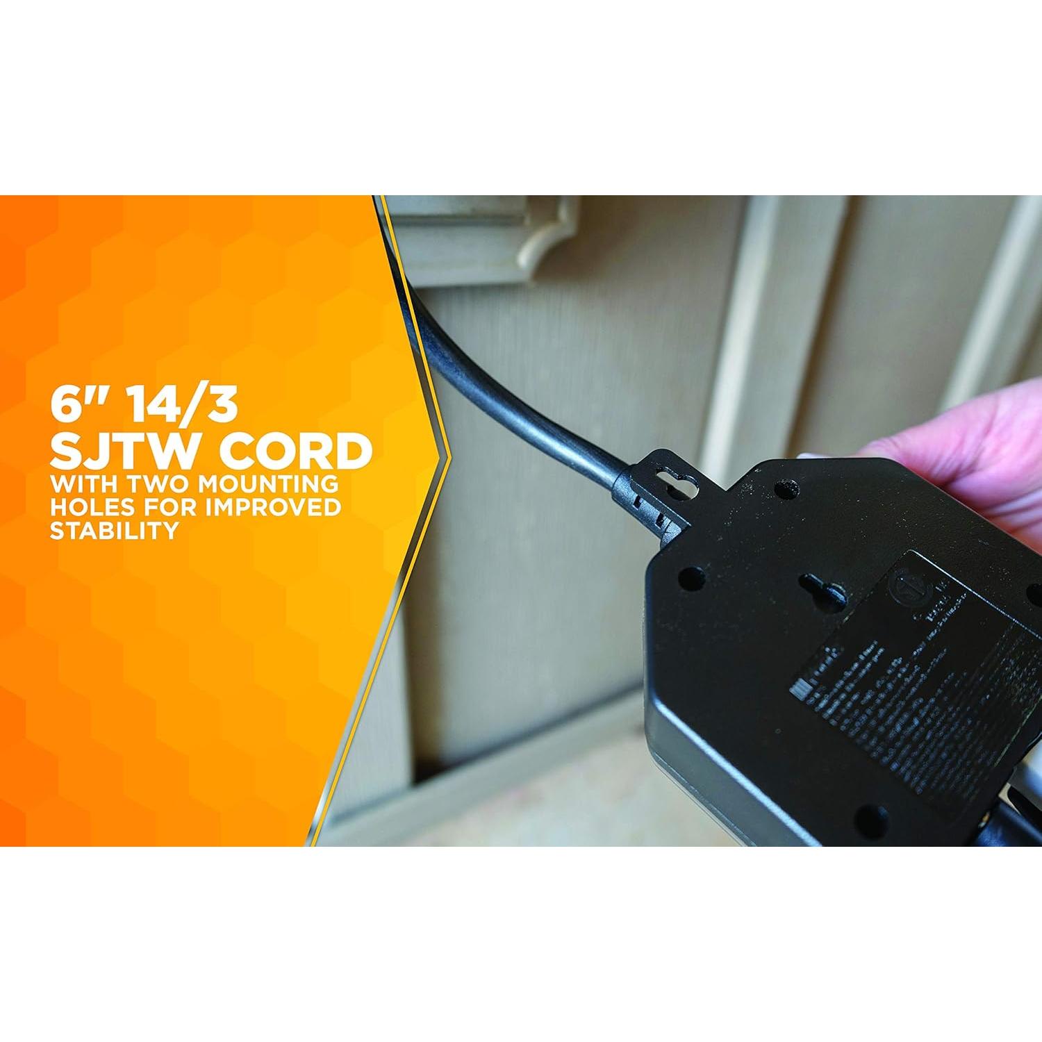 Temporizador Mecánico Exterior Woods 50123WD 2 Salidas 125V