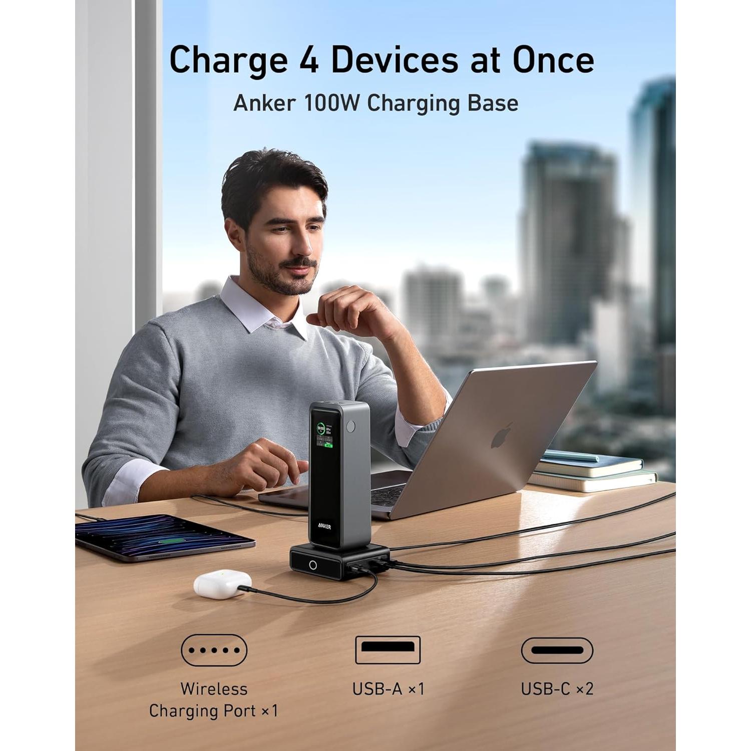 Banco de energía Anker Prime 27,650mAh 250W Cargador portátil