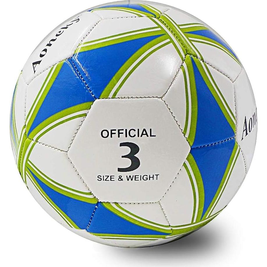 Balón de Fútbol Aoneky Tamaño 3 con Bomba Infladora