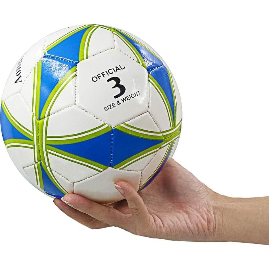 Balón de Fútbol Aoneky Tamaño 3 con Bomba Infladora