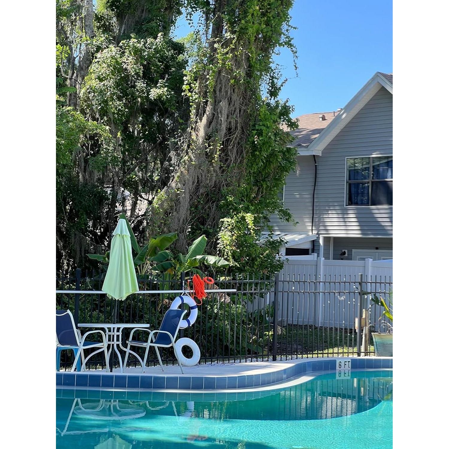 Anillo de Salvavidas RAYBITU 50cm con Cuerda Flotante 30m