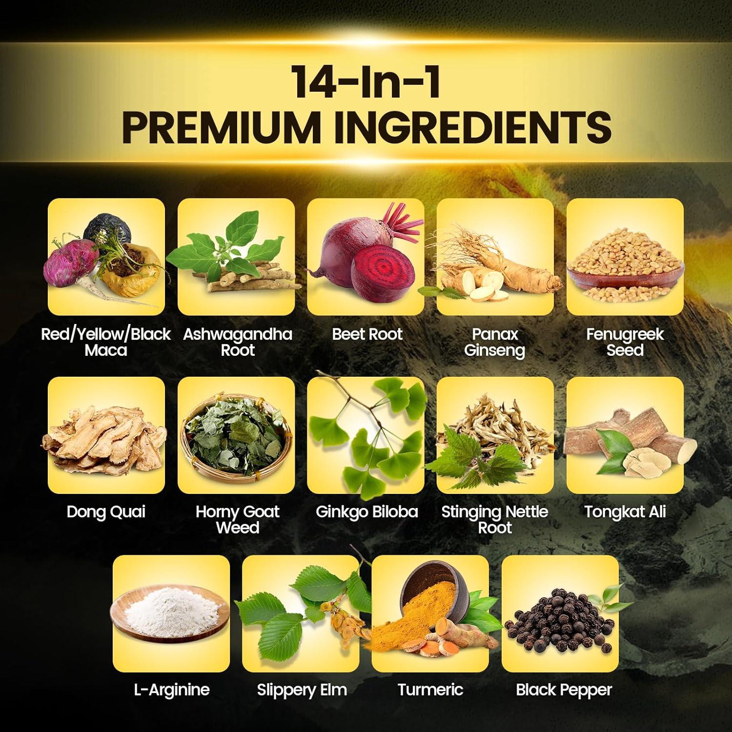 Cápsulas de Raíz de Maca VivoNu 300 Gelatinas 10100mg 100 Días