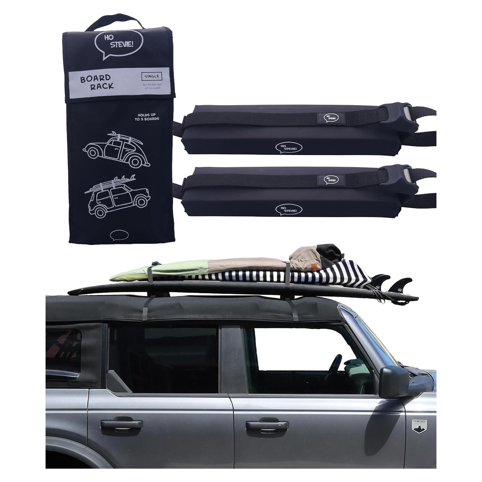 Soportes de Tabla de Surf So Stevie! Acolchados para Coche