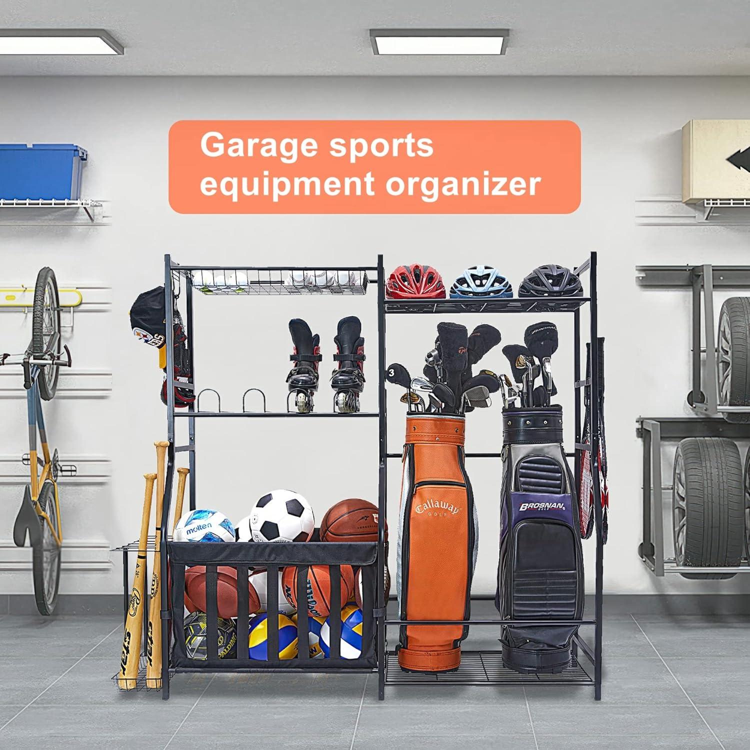 Organizador de Equipos Deportivos WALMANN para Garaje 2 Estantes