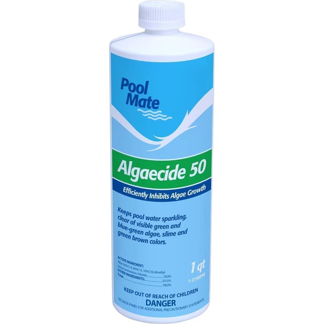 Algaecida Líquido Pool Mate 4-Pack 128 oz - Previene Algas