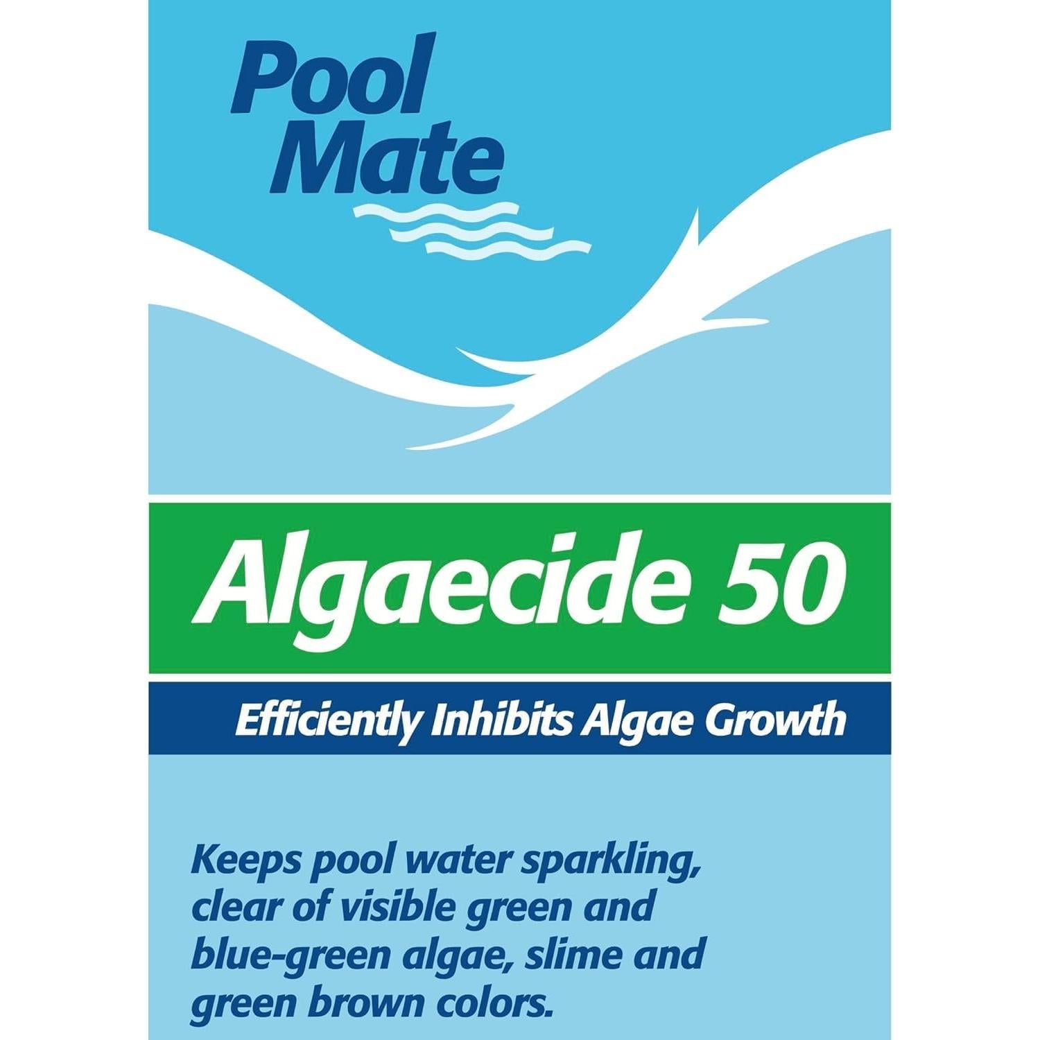Algaecida Líquido Pool Mate 4-Pack 128 oz - Previene Algas