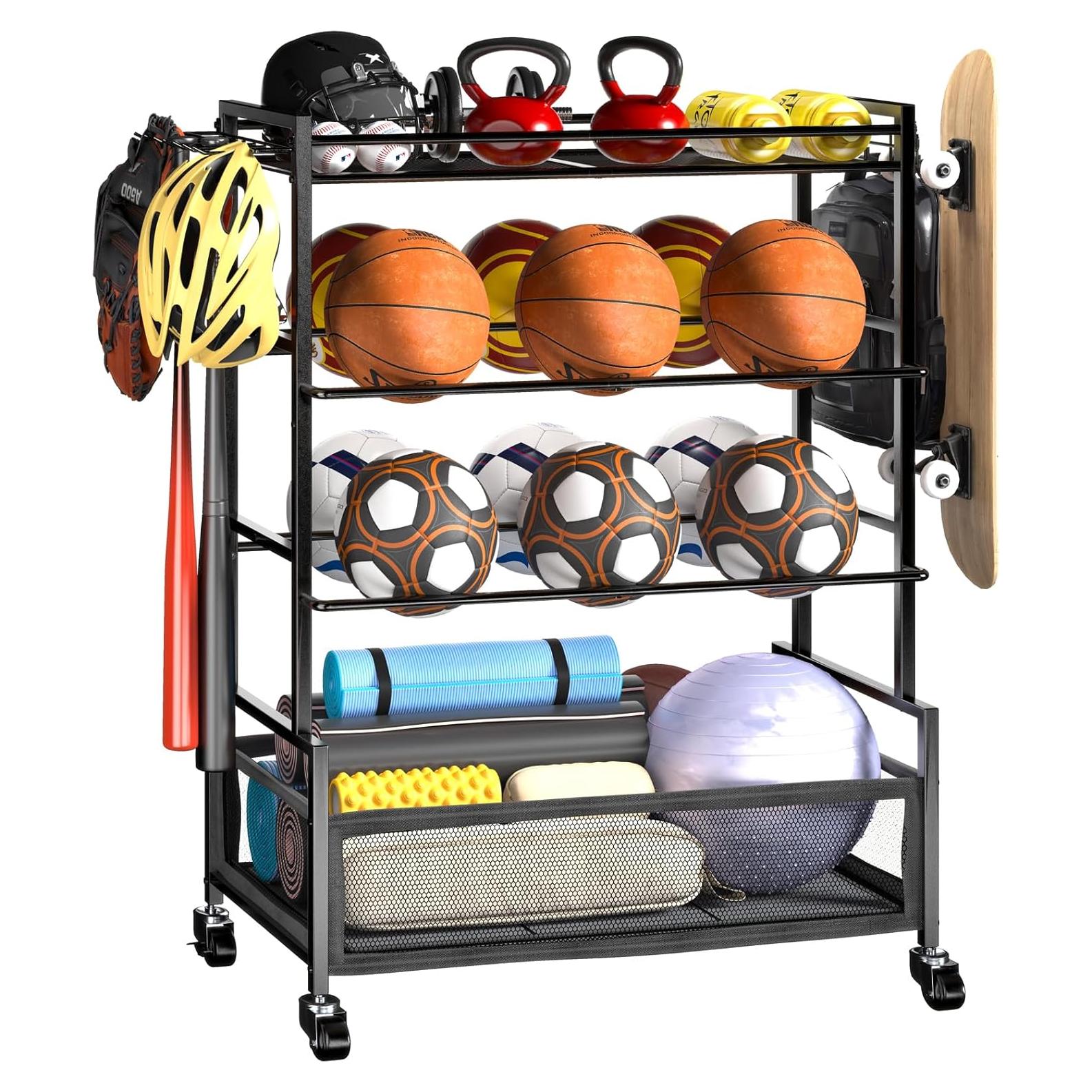 Organizador de Pelotas SOYEEZE 4 Niveles para Garaje