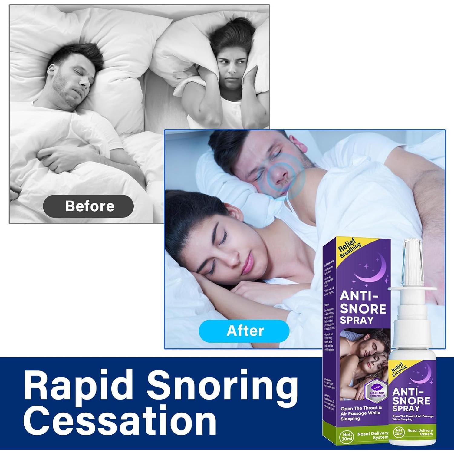 Spray Antisnoring Asomooh 30ml - Solución Natural para Ronquidos