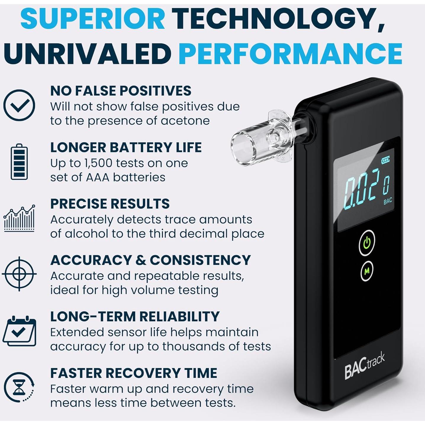 Probador de Aliento BACtrack Trace - Precisión Profesional