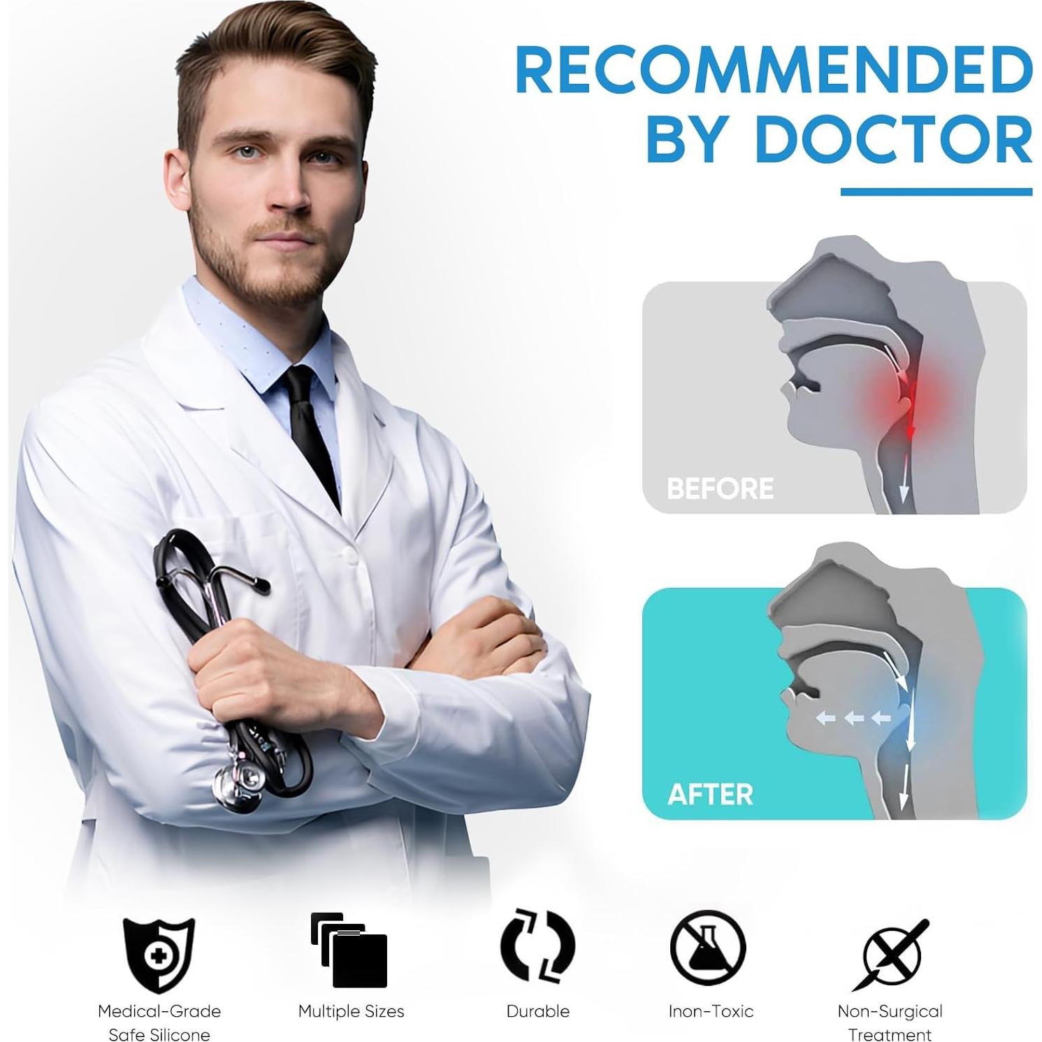 Válvulas Nasales Antisnoring KinomiYa - 8 Piezas Reutilizables