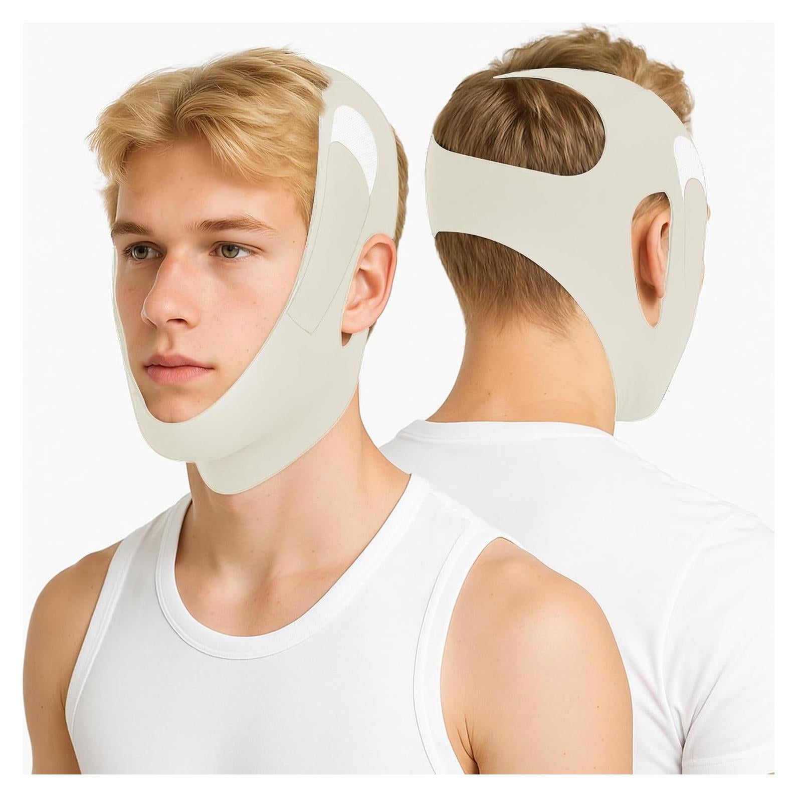 Correa de Barbilla Antironquidos Holinee Verde Ajustable