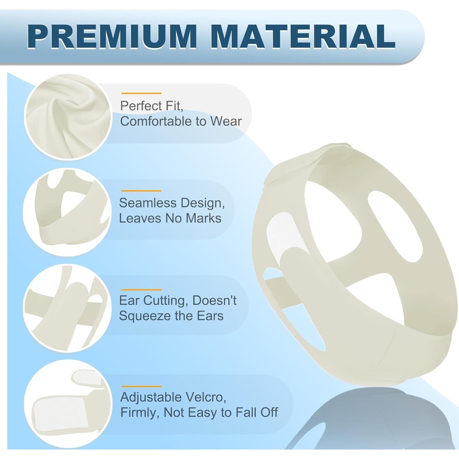 Correa de Barbilla Antironquidos Holinee Verde Ajustable