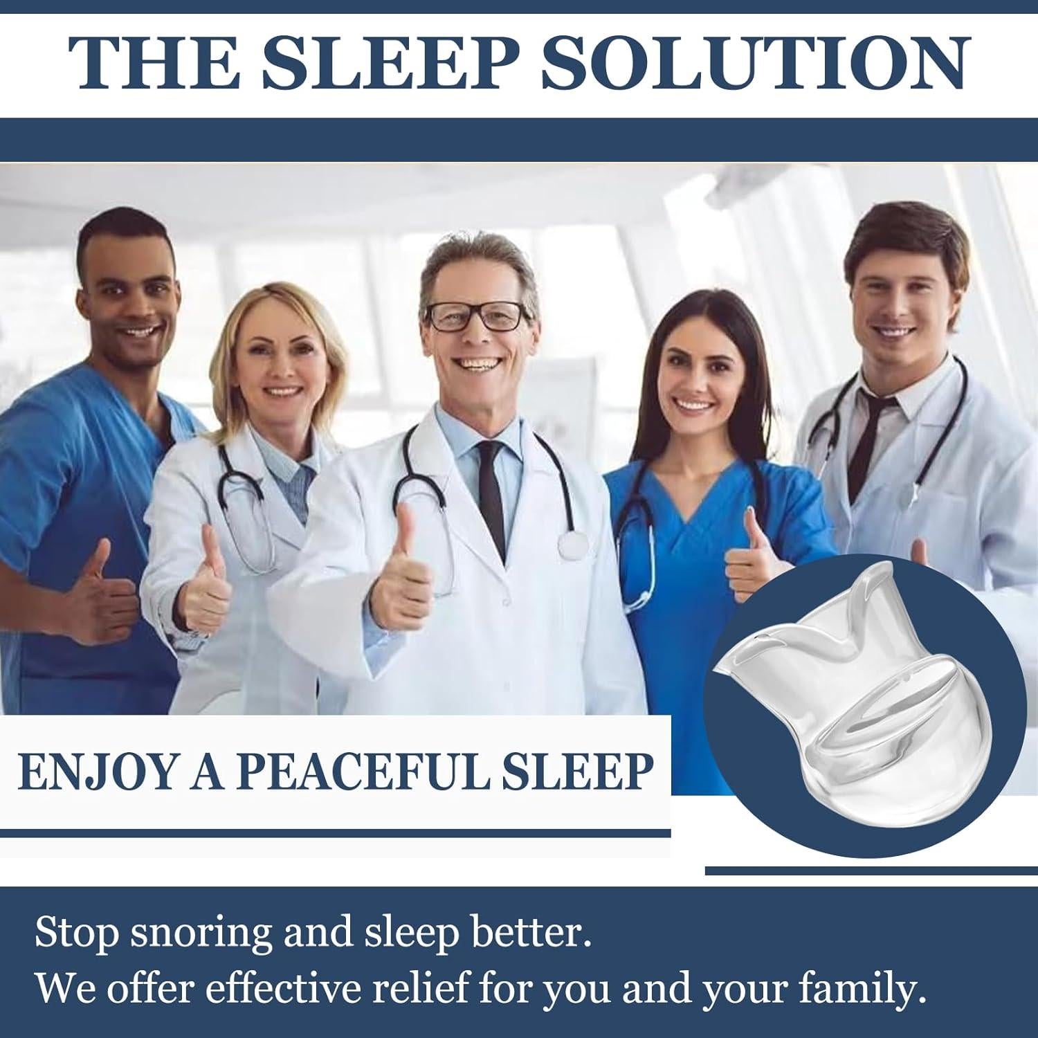 Dispositivo Antironquidos Bucal MFANBLAS - Protector para Sueño