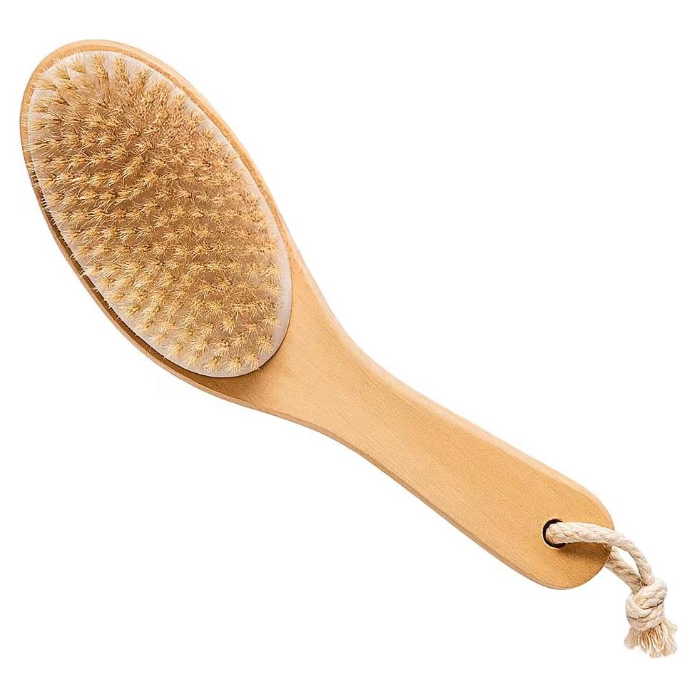 Cepillo Corporal Exfoliante Touch Me de Cerda de Jabalí 100% Natural