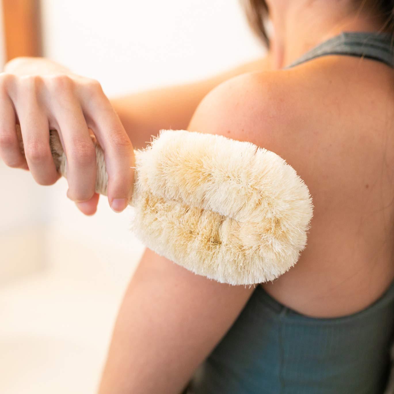 Cepillo de Sisal GranNaturals para Exfoliación y Circulación