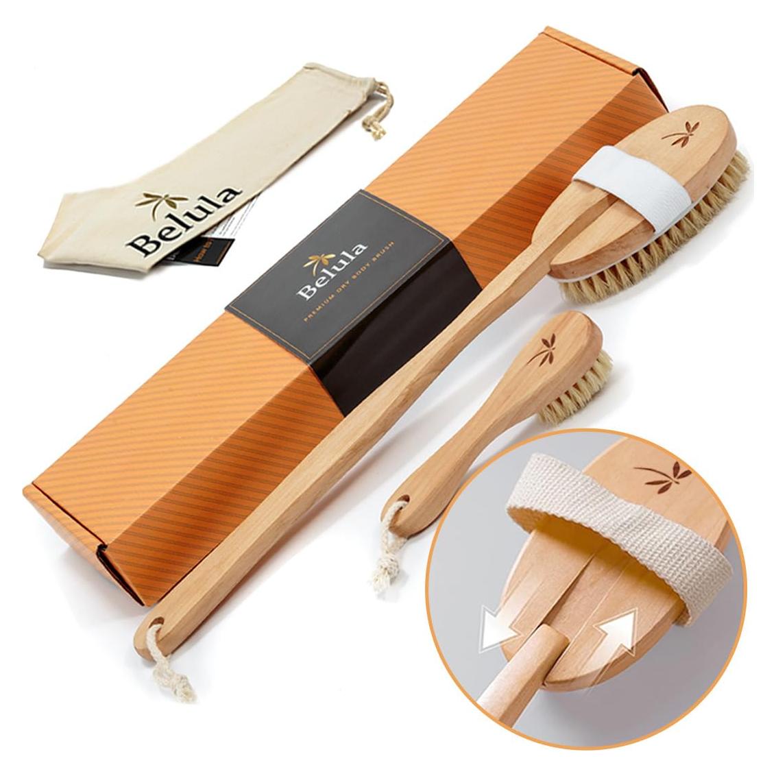 Conjunto de Cepillos Corporales Belula - Exfoliantes Naturales