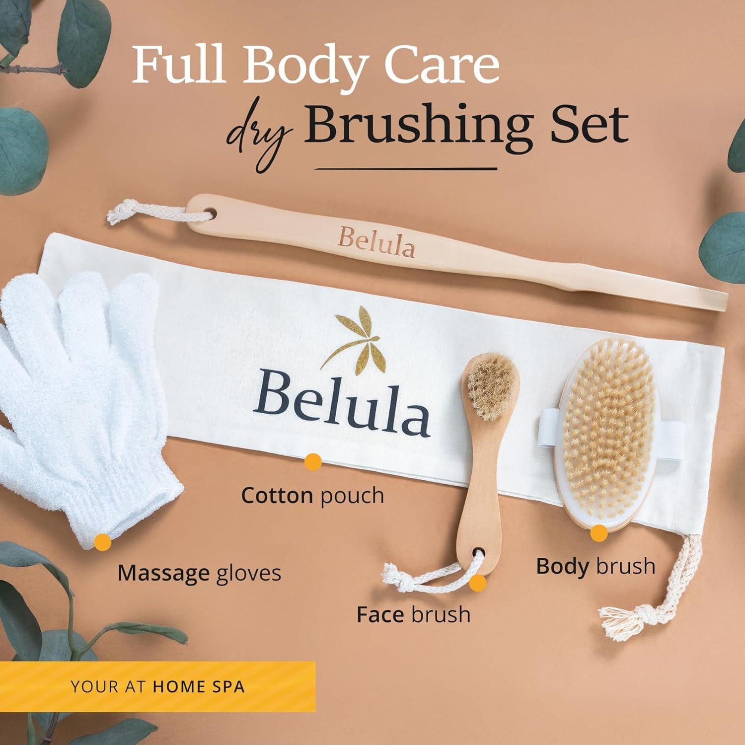Conjunto de Cepillos Corporales Belula - Exfoliantes Naturales