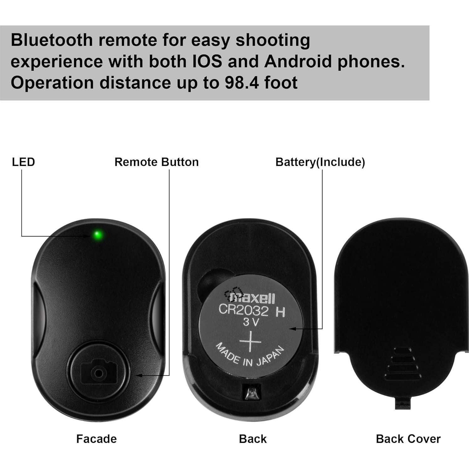 Control Remoto Inalámbrico Bluetooth Fugetek FT-568 para Selfie