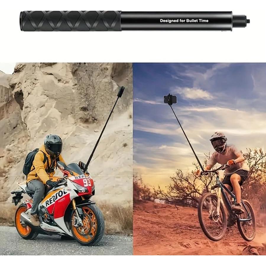 Palo de Selfie Invisible 70cm Aluminio para Insta360 y DJI OSMO