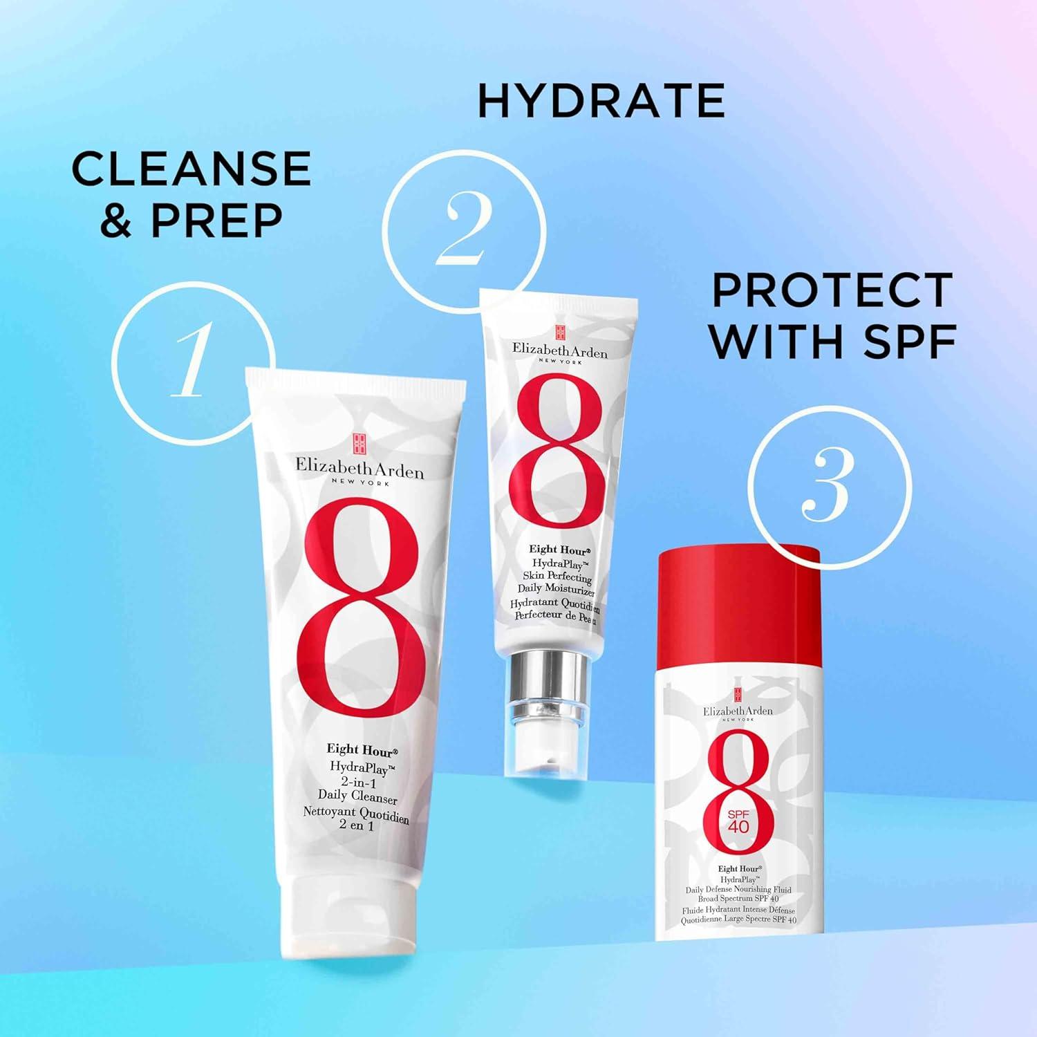 Limpiador Facial 2-en-1 Elizabeth Arden 119 g - Hidratante y Minimiza Poros