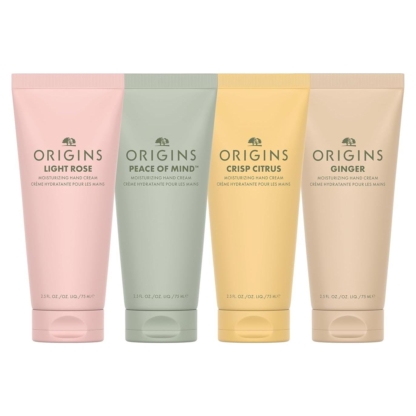 Conjunto de Crema de Manos Origins - 4 Piezas con Glicerina