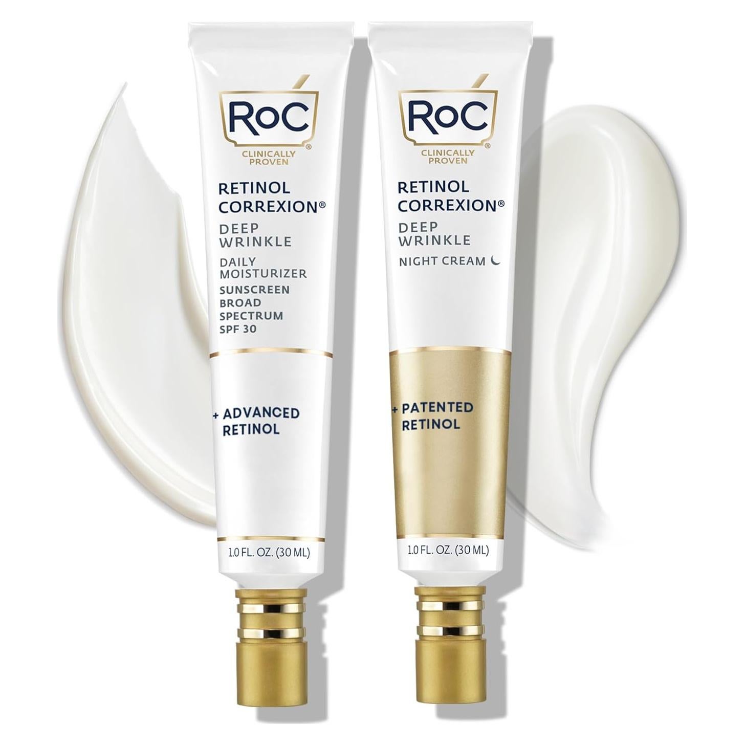 Paquete Cuidado Facial RoC Retinol Correxion 2 Crema Antiarrugas