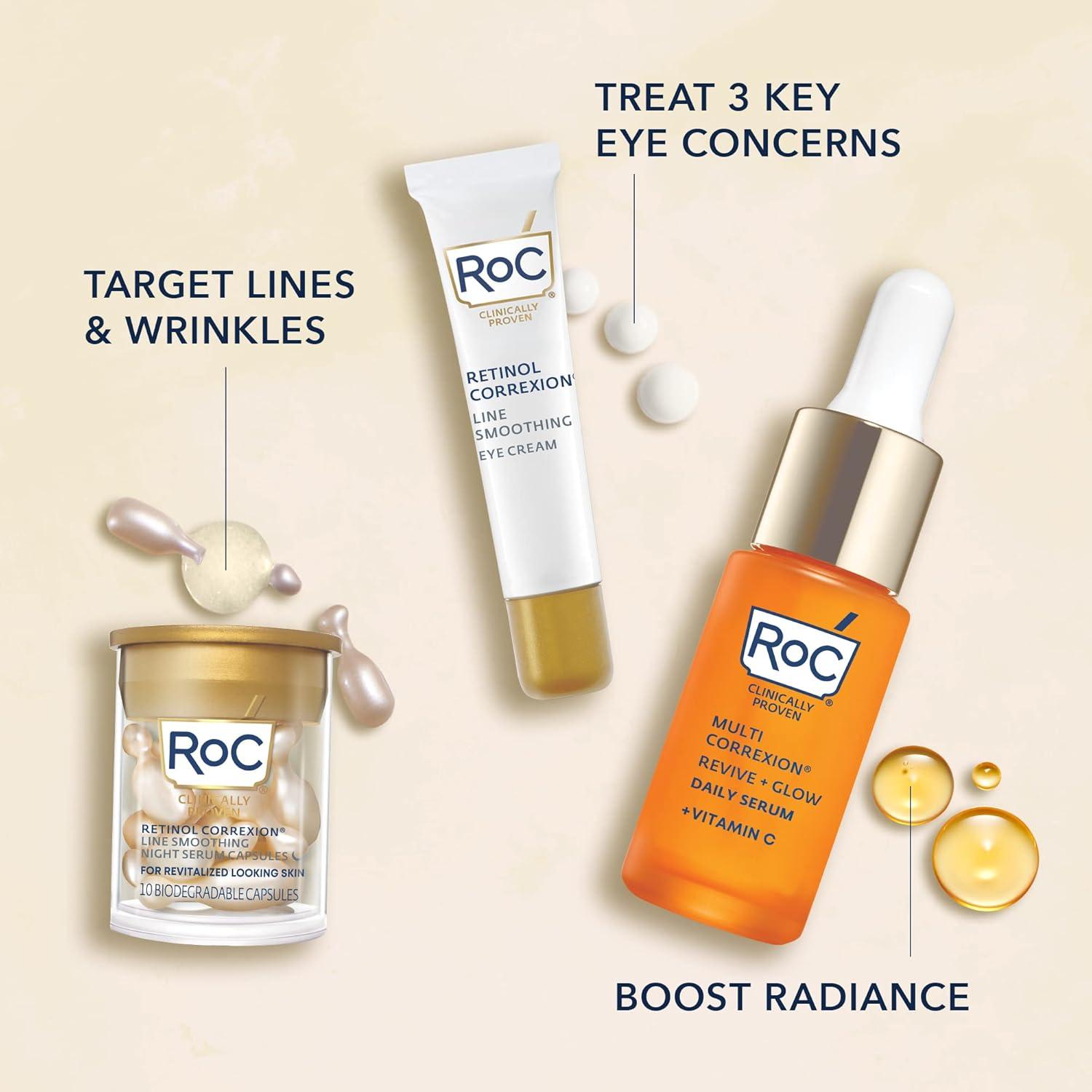 Set de Cuidado Facial RoC AM + PM con Retinol y Vitamina C