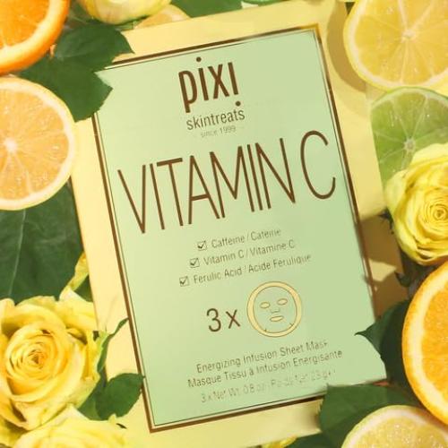 Mascarilla de Hoja Vitamina-C Pixi Beauty 3 Unidades