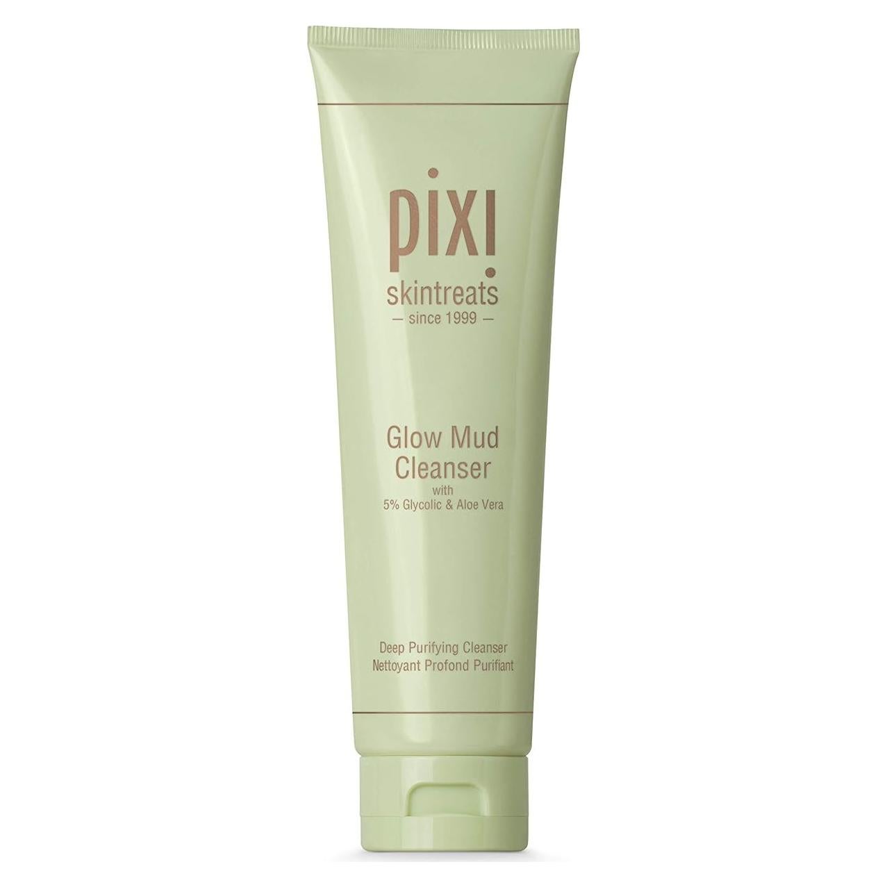 Limpiador Facial Pixi Glow Mud 135 ml - Exfoliante Suave con 5% Ácido Glicólico