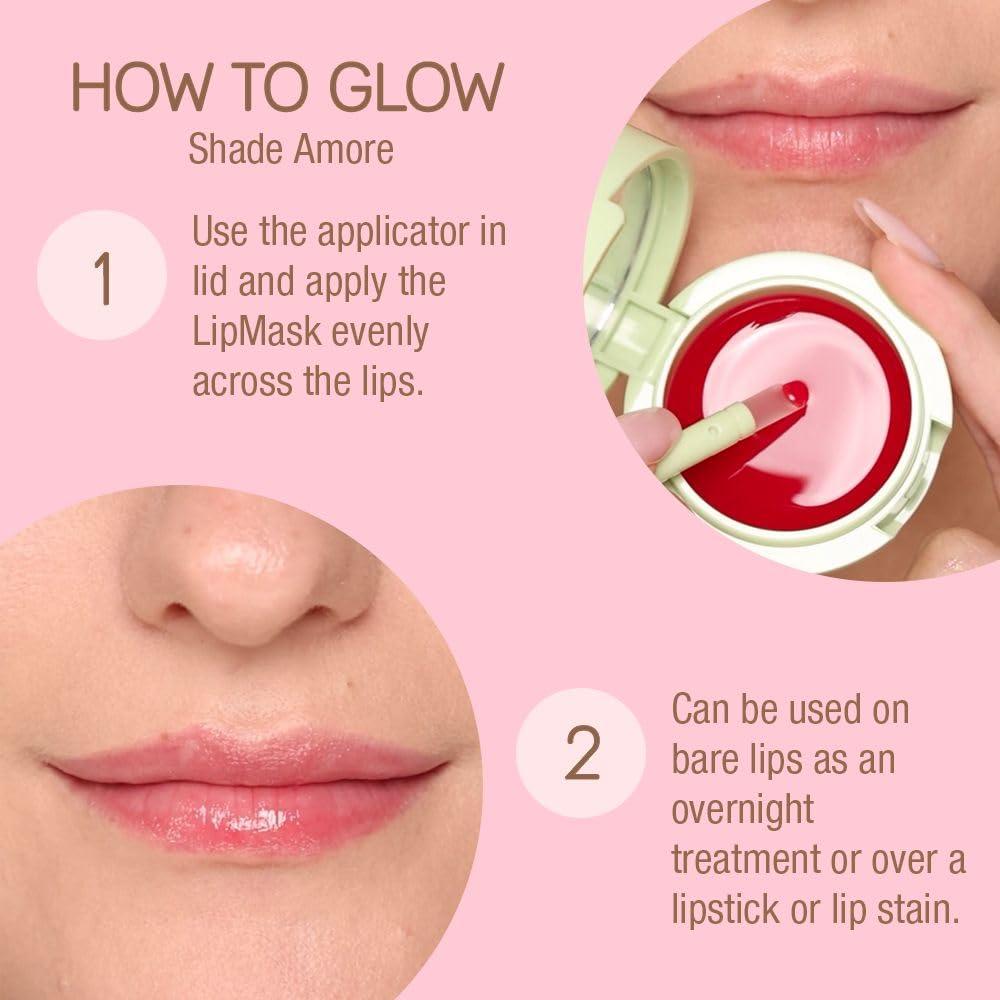 Bálsamo Labial Hidratante Pixi Beauty LipMask Amore 8g