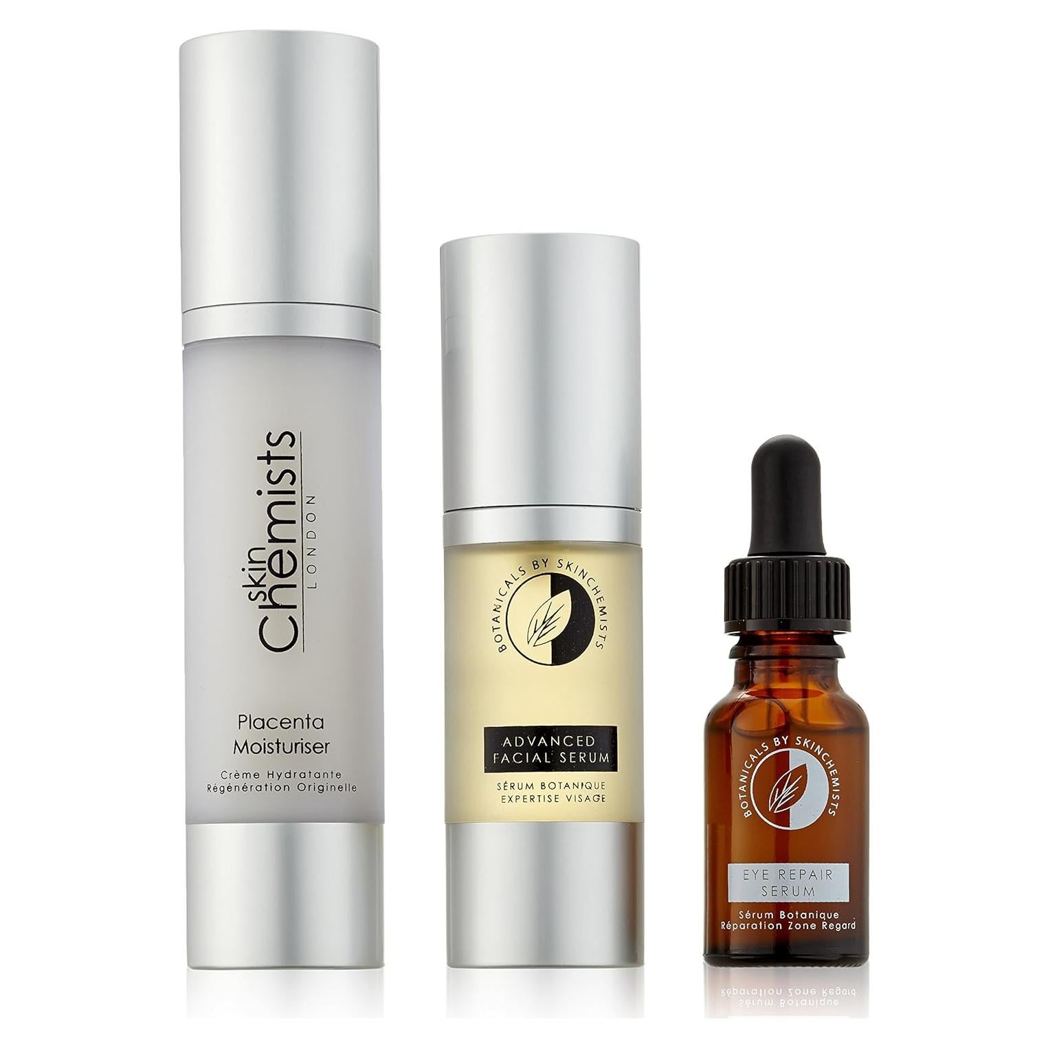 Set de Sueros Faciales y Ojos skinChemists 80g - Hidratante