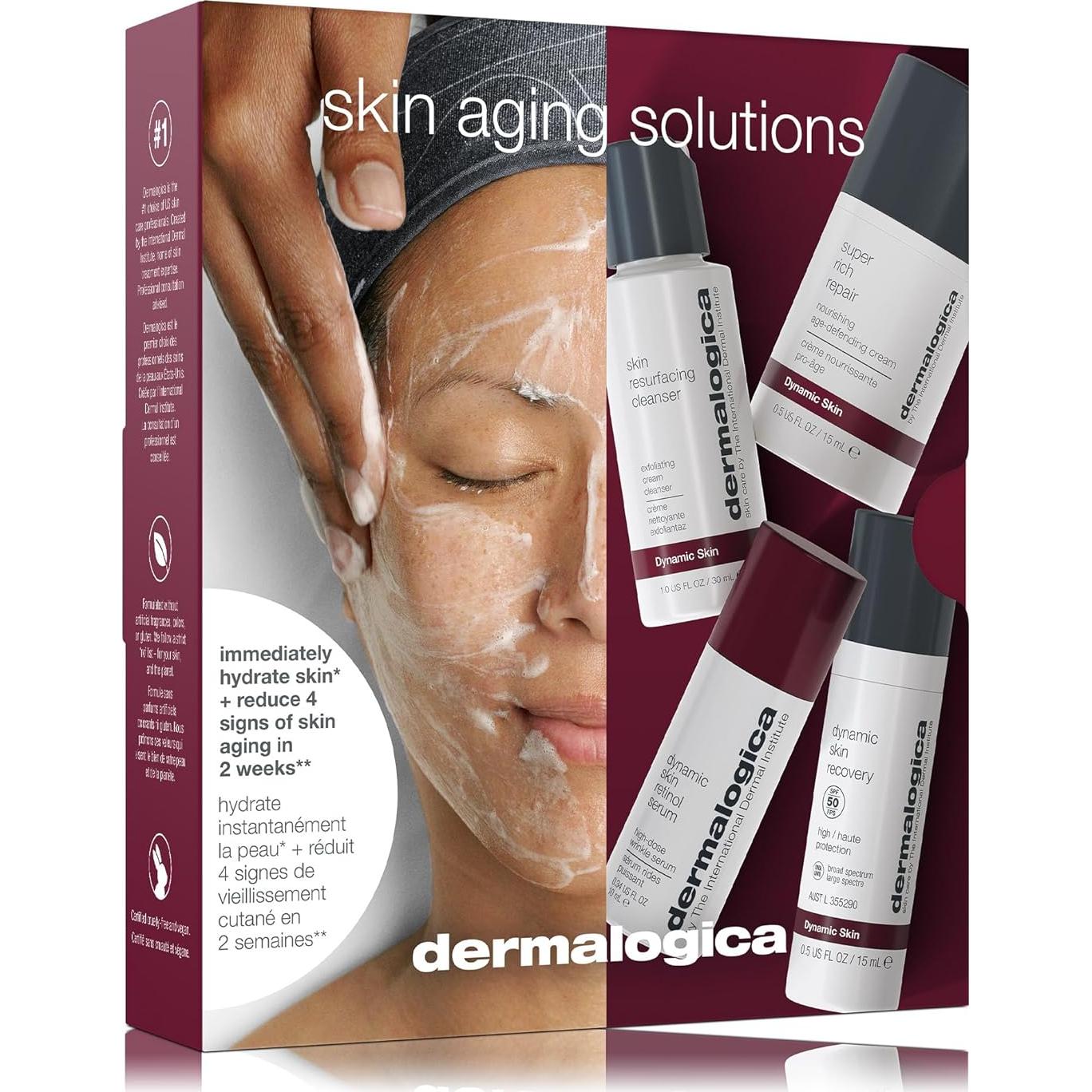 Kit Antienvejecimiento Dermalogica - Limpiador, Suero, Hidratante SPF