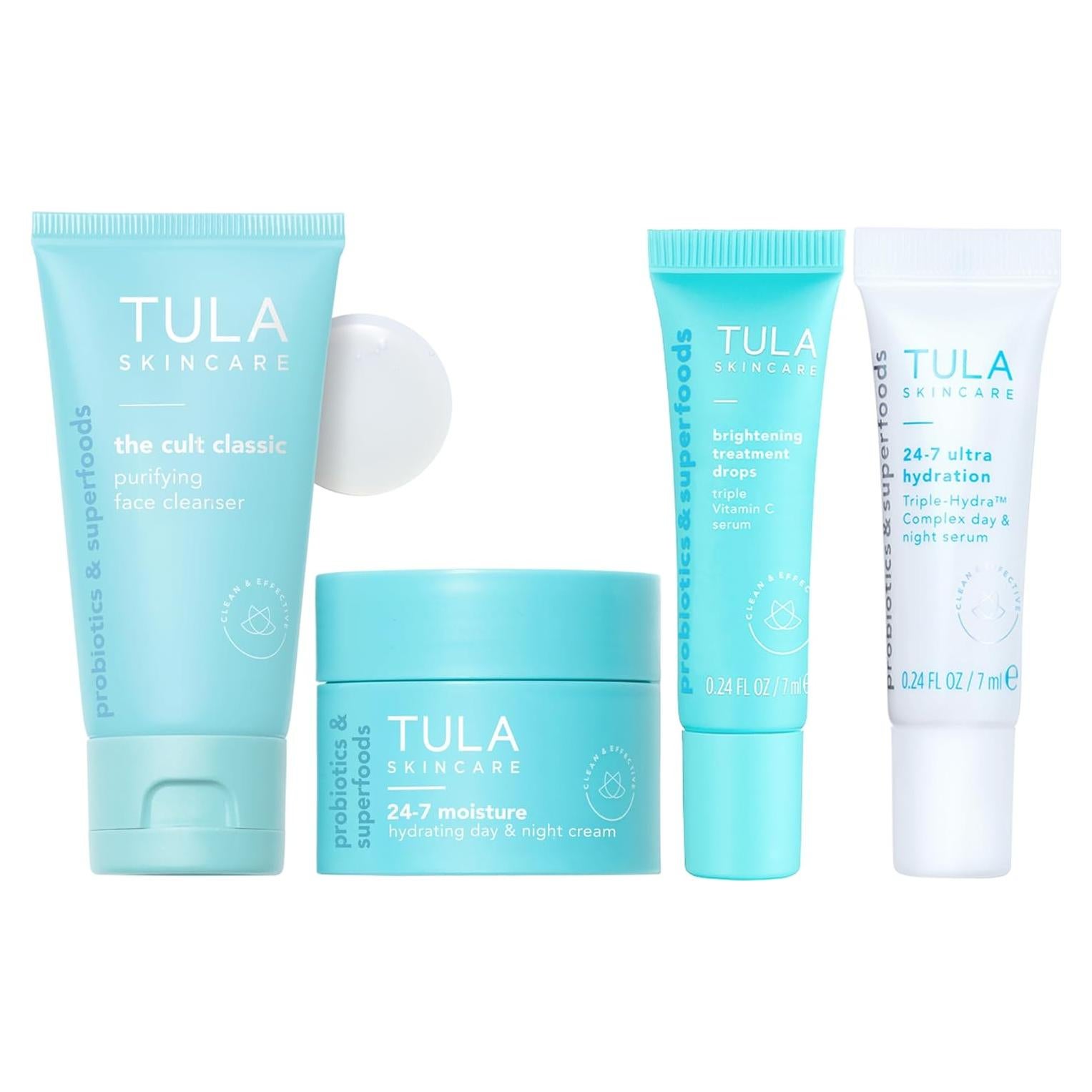 Kit Mini de Cuidado de la Piel TULA - 4 Piezas