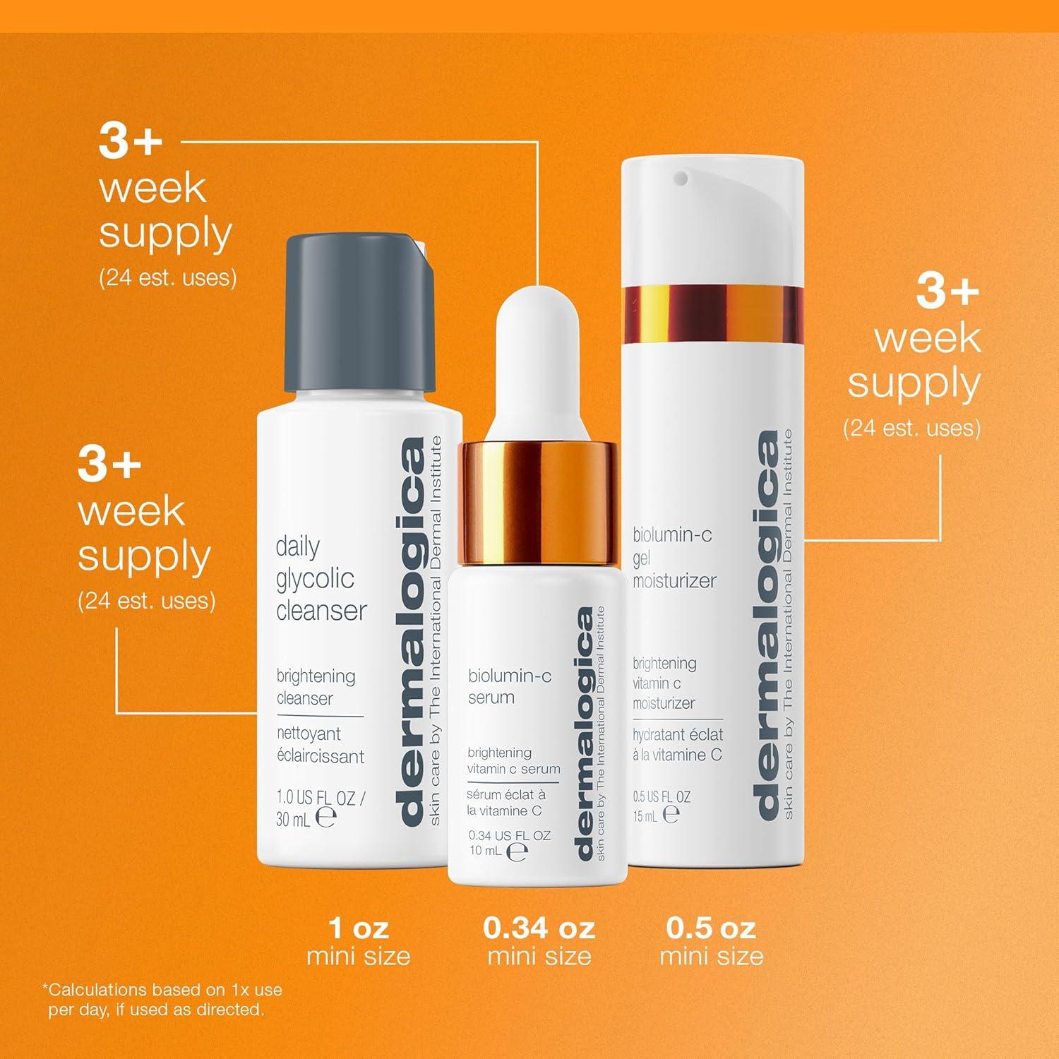 Kit de Cuidado Facial Dermalogica - Suero, Hidratante y Limpiador