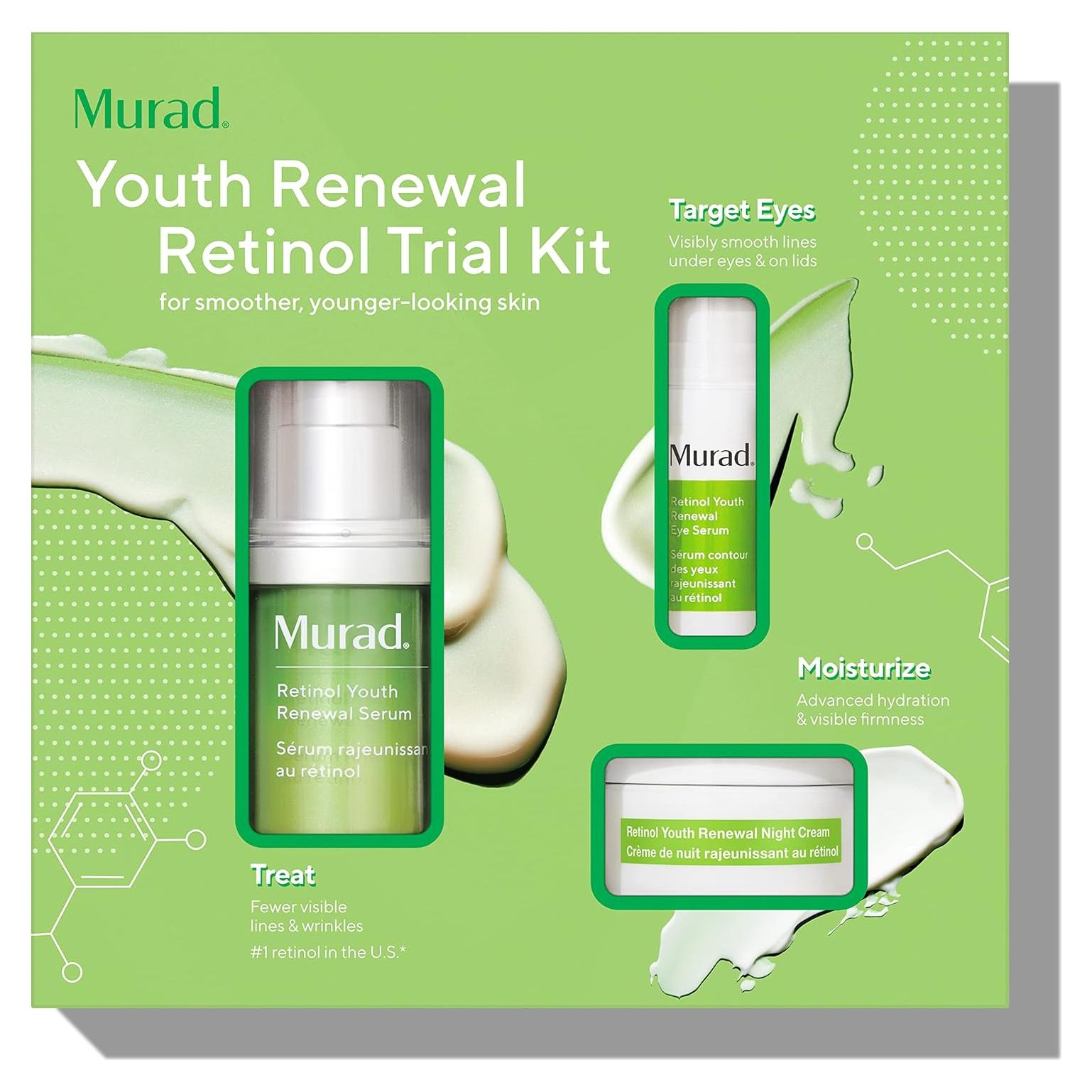 Kit Antienvejecimiento Murad - Suero y Crema Retinal 18.68cm