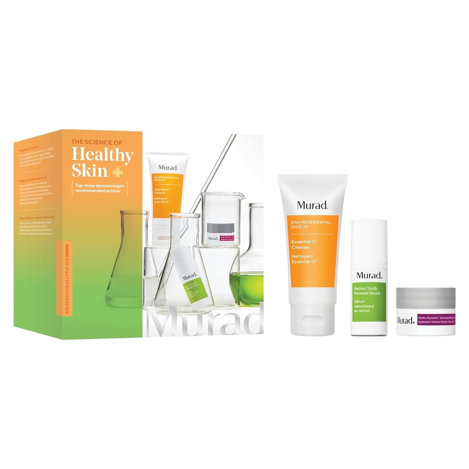 Kit de Cuidado de Piel Murad - 3 Piezas Recomendadas por Dermatólogos