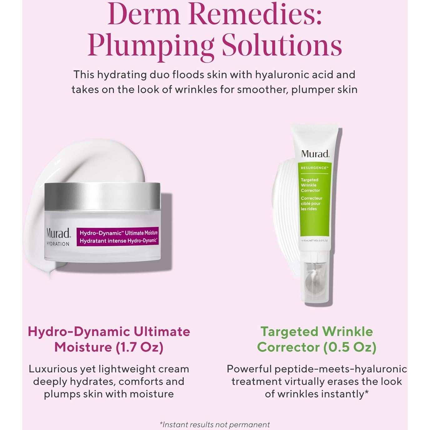 Conjunto de Cuidado de Piel Murad - Hidratante y Reafirmante